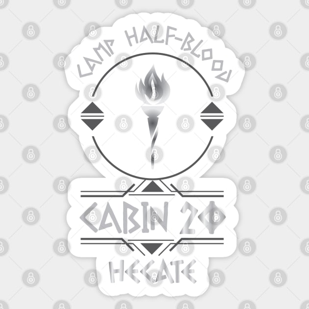 Cabin #20 in Camp Half Blood, Child of Hecate – Percy Jackson inspired design Sticker by NxtArt